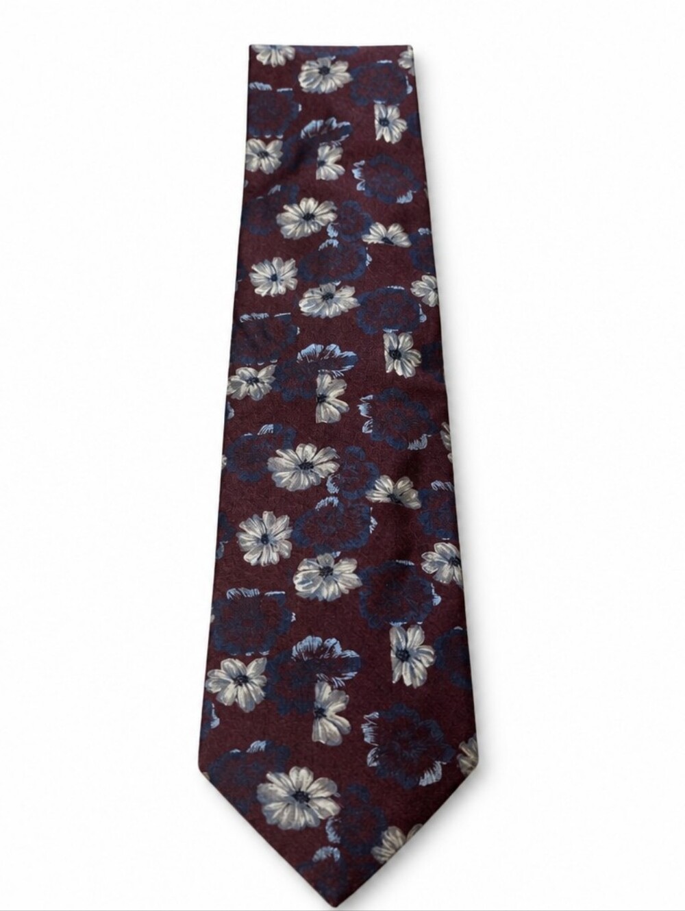 Ermenegildo Zegna Floral Silk Tie. #255